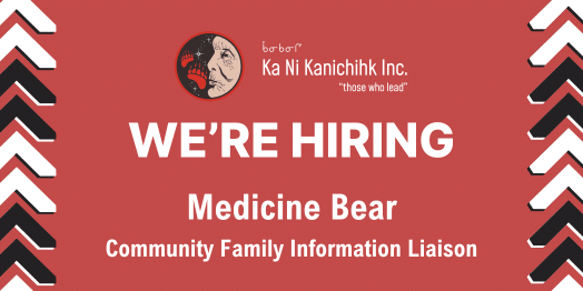 Medicine Bear Counselling, Support and Elder Services – Community Family Information Liaison
