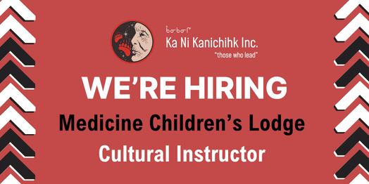 Medicine Children’s Lodge Daycare – Cultural Instructor
