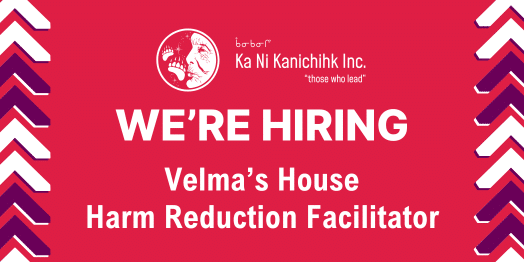 Velma’s House 24/7 Safe Space – Harm Reduction Facilitator